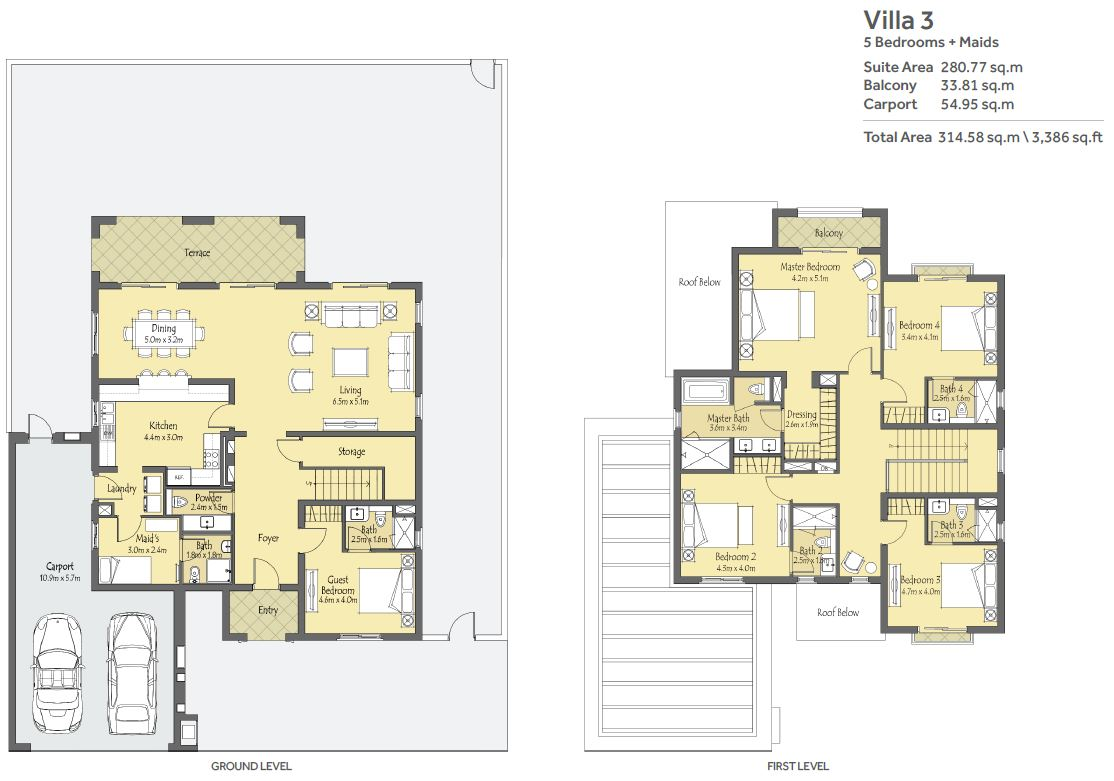 Villanove La Quinta Independent Villas : Floor Plan